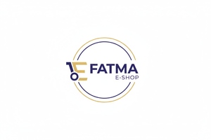 génére moi un logo fatma e shop simple pour ma boutique en ligne