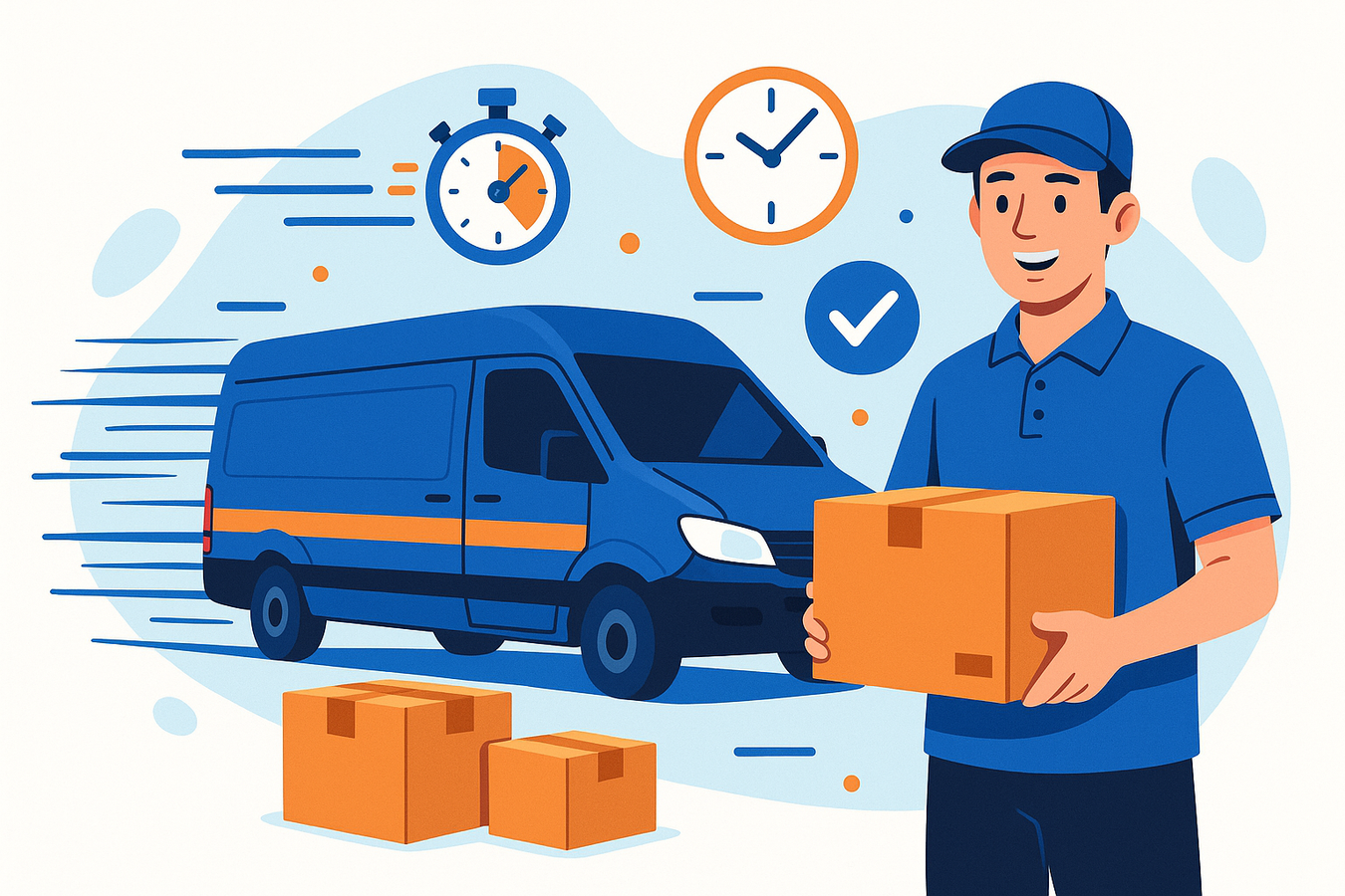 image de livraison rapide et fiable